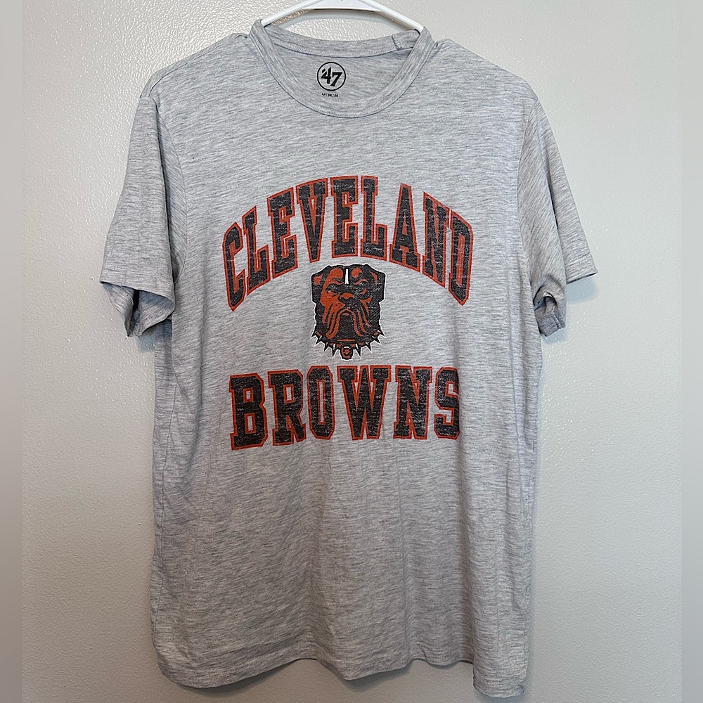 47 Brand Cleveland Browns Gray T-Shirt